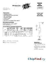 Datasheet 1N5803 производства Microsemi